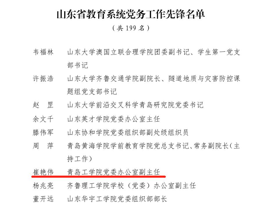 我校部分基层党组织和个人受省委教育工委表彰